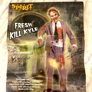 Spirit Halloween - Fresh Kill Kyle Costume - Mens Adult Large 42-44